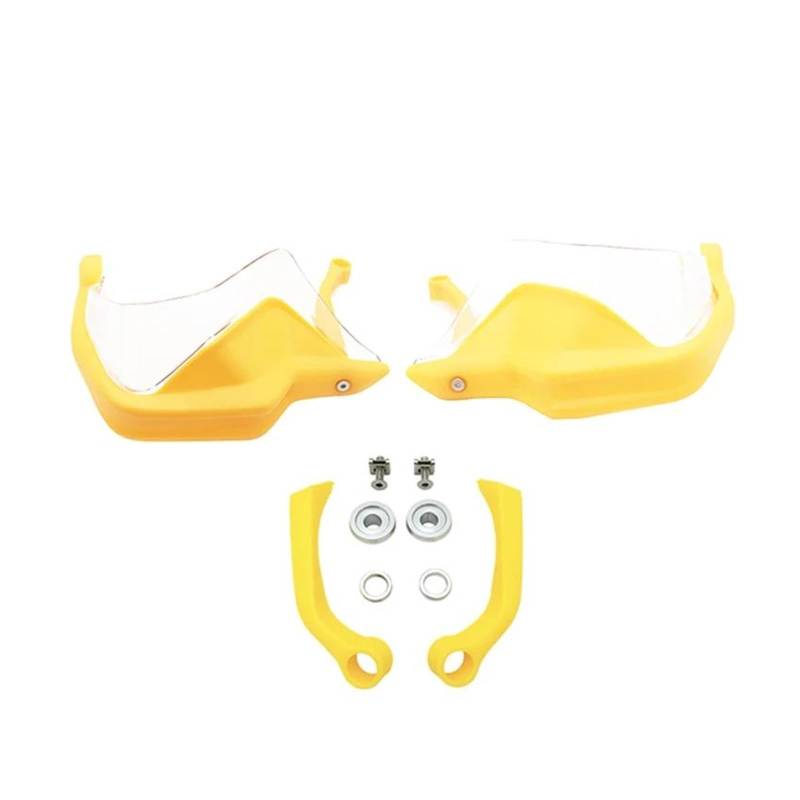 Handschutz Windschutzscheibe Motorrad Handprotektoren Schild Guards Windschutzscheibe Hand Wind Schutz Für BM&W F900R F900XR F 900 XR F900 R 2019-2023(Yellow Set) von AMASONY