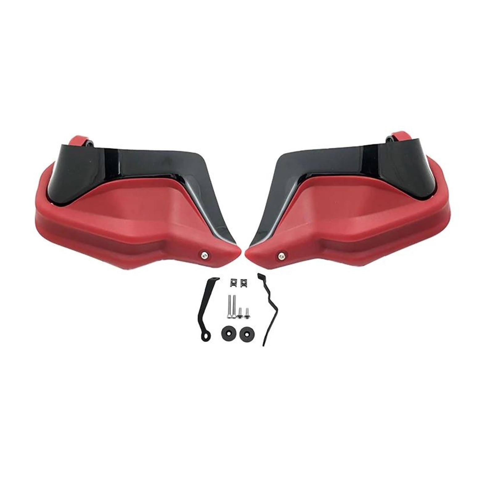 Handschutz Windschutzscheibe Motorrad Handschutz Hand Schutz Wind Schild Hand Guards Abdeckung Für Voge Valico 525 DS525X DSX525 525DSX DSX 525(Red Set) von AMASONY