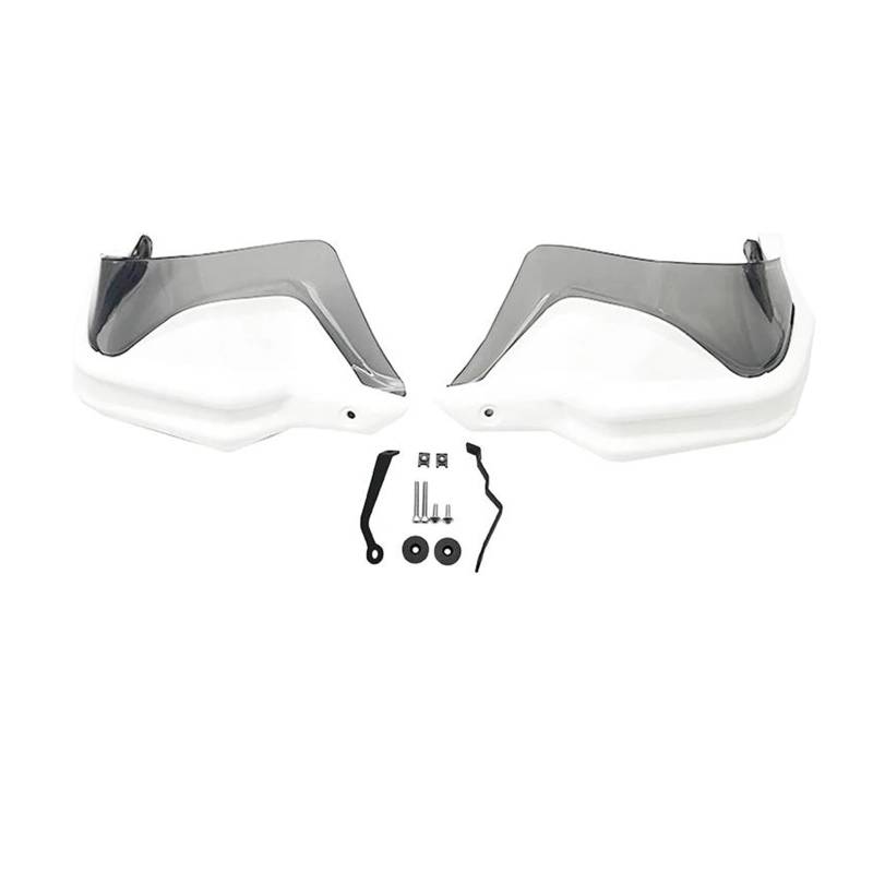 Handschutz Windschutzscheibe Motorrad Handschutz Hand Schutz Wind Schild Hand Guards Abdeckung Für Voge Valico 525 DS525X DSX525 525DSX DSX 525(White Set3) von AMASONY