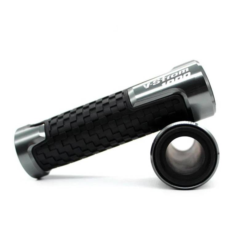 Lenkerschutz Für VStrom 1000 DL1000 V-Strom 1000XT Motorrad 7/8 "22mm Lenker Grip Griff Bar Motorrad Griffe(Titanium) von AMASONY