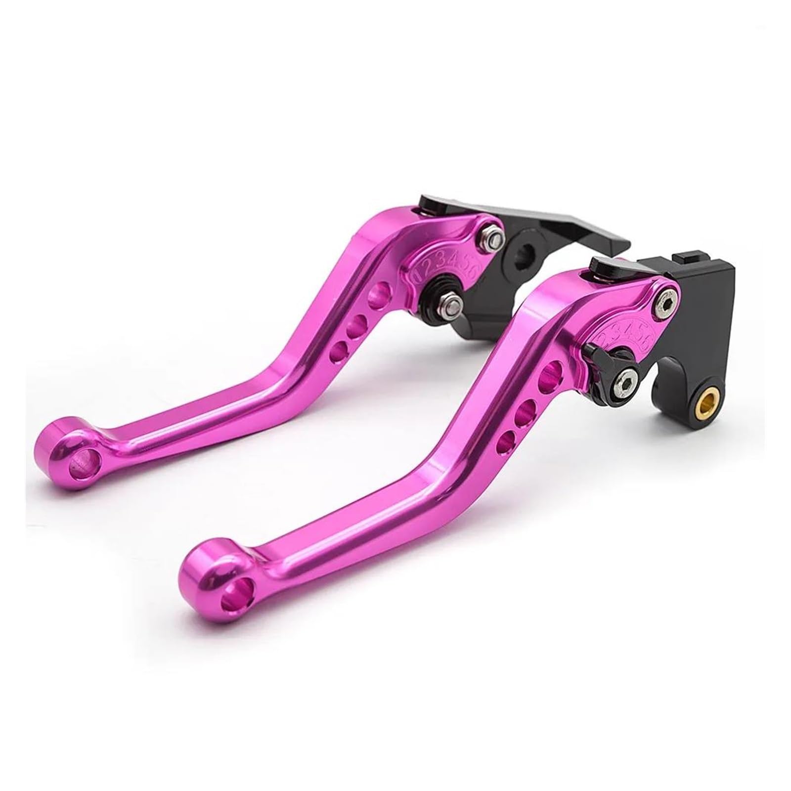 Motorrad-Joystick Einstellbare Motorrad-Bremskupplungshebel Für YAMA&HA XT600 XT 600 E/X/K/R/S XTZ125 XTZ750 XTZ660 Tenere XTZ 600 750(147mm Pink) von AMASONY