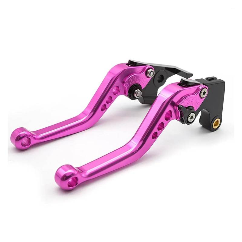 Motorrad-Joystick Einstellbare Motorrad-Bremskupplungshebel Für YAMA&HA XT600 XT 600 E/X/K/R/S XTZ125 XTZ750 XTZ660 Tenere XTZ 600 750(147mm Pink) von AMASONY