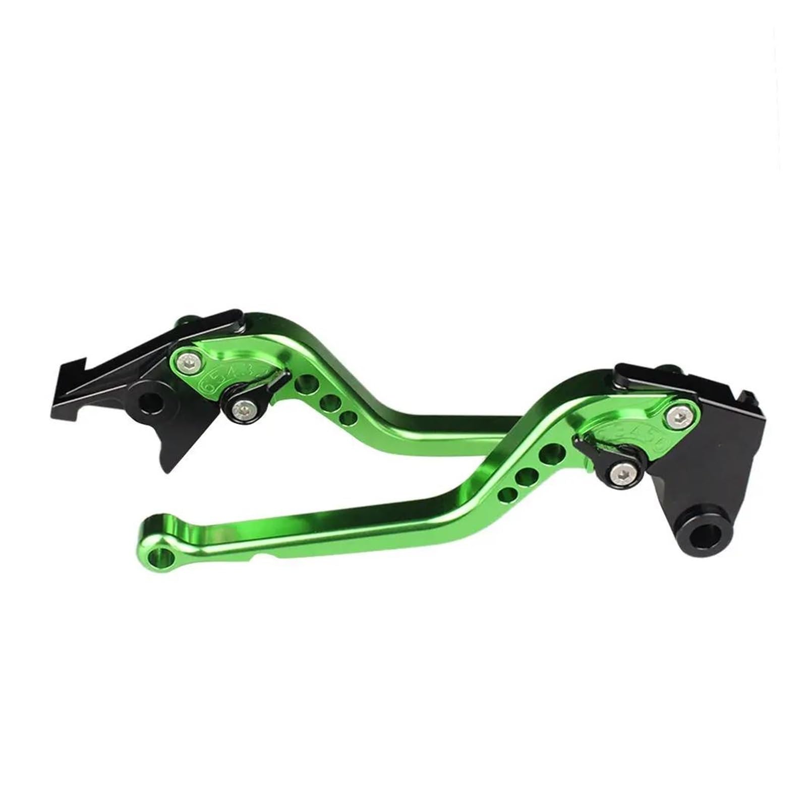 Motorrad-Joystick Für YAMA&HA R6S Kanada Version 2006 Motorräder Bremse Kupplung Hebel Aluminium Einstellbare Bremshebel Griff Zubehör(177mm Green) von AMASONY