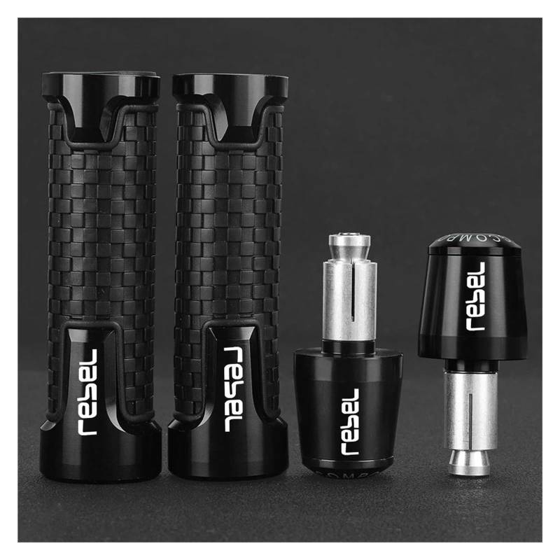 Motorrad Lenkerende Für HO&NDA Rebel300 Rebel500 Rebel 300 500 2017-2024 Moto Grip Enden 7/8 "22MM Lenkergriffe Lenkerendstopfen(11) von AMASONY