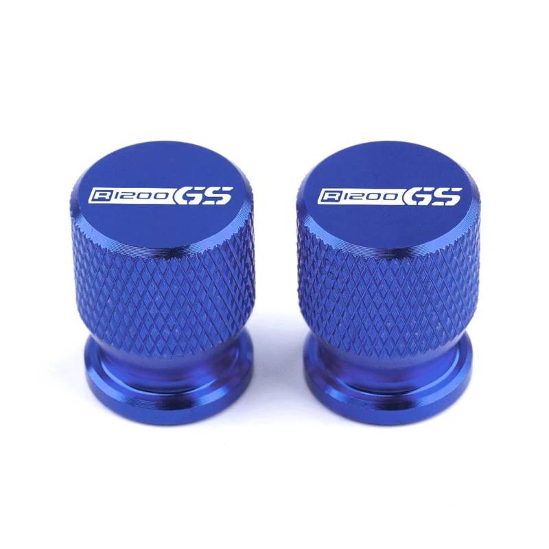 Reifenventilkappen Für B&MW R1200GS R1200 GS LC ADV Abenteuer Reifen Felge Luftdichte Abdeckungen Motorrad Rad Reifen Ventil Stem Caps(Blue) von AMASONY