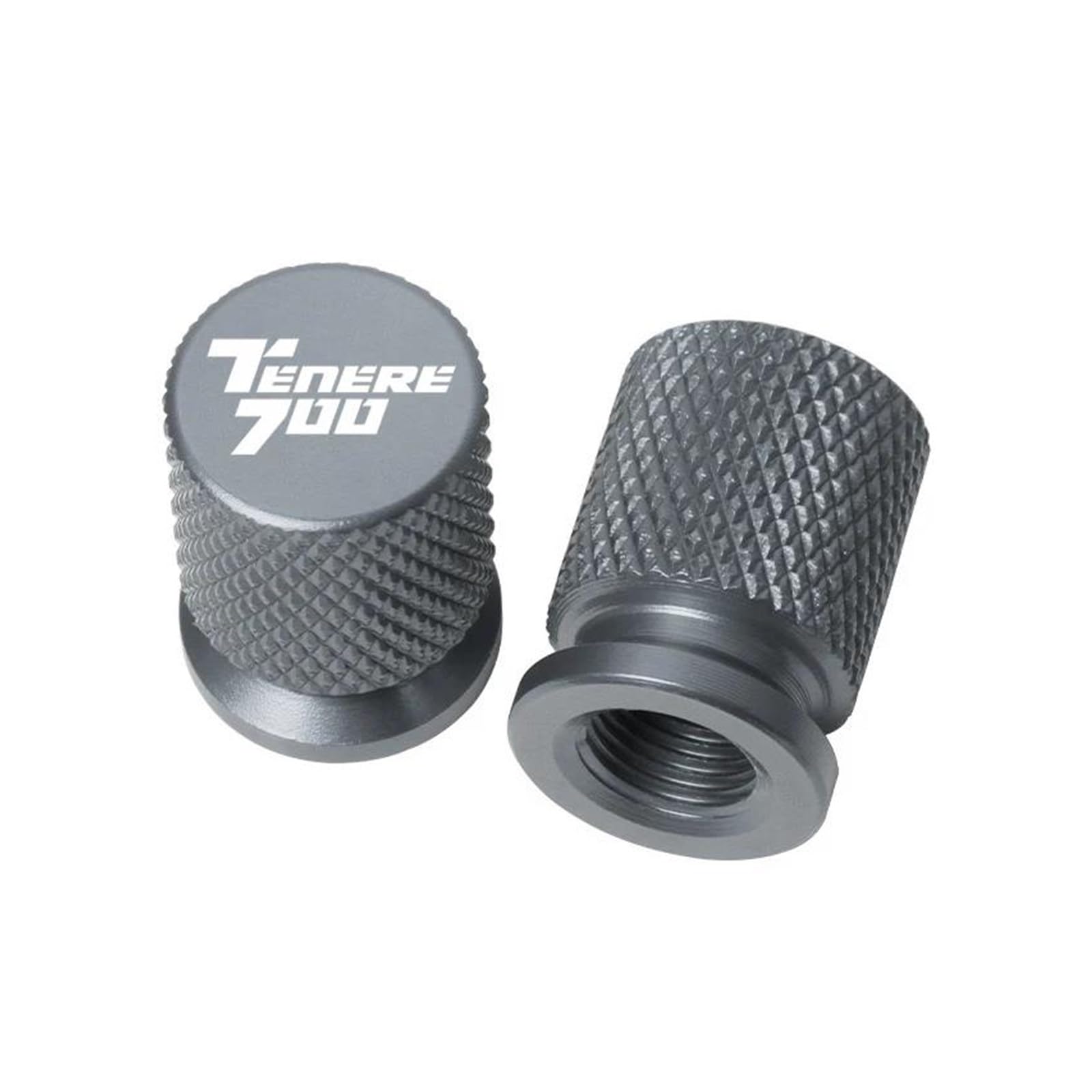 Reifenventilkappen Für YAMA&HA TENERE 700 Tenere700 XTZ 700 T700 2019-2023 Motorrad Aluminium Reifen Ventil Air Port Stem Abdeckung Caps(Titanium) von AMASONY