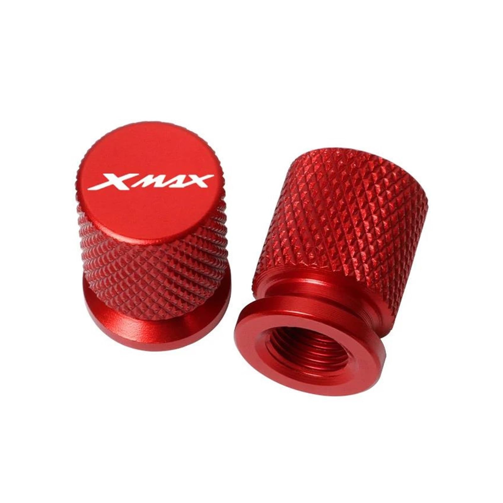 Reifenventilkappen Für YAMA&HA Xmax 300 250 400 125 Xmax300 Xmax250 XMAX400 Xmax125 Motorrad Reifen Ventil Air Port Stem Abdeckung Caps(Red) von AMASONY