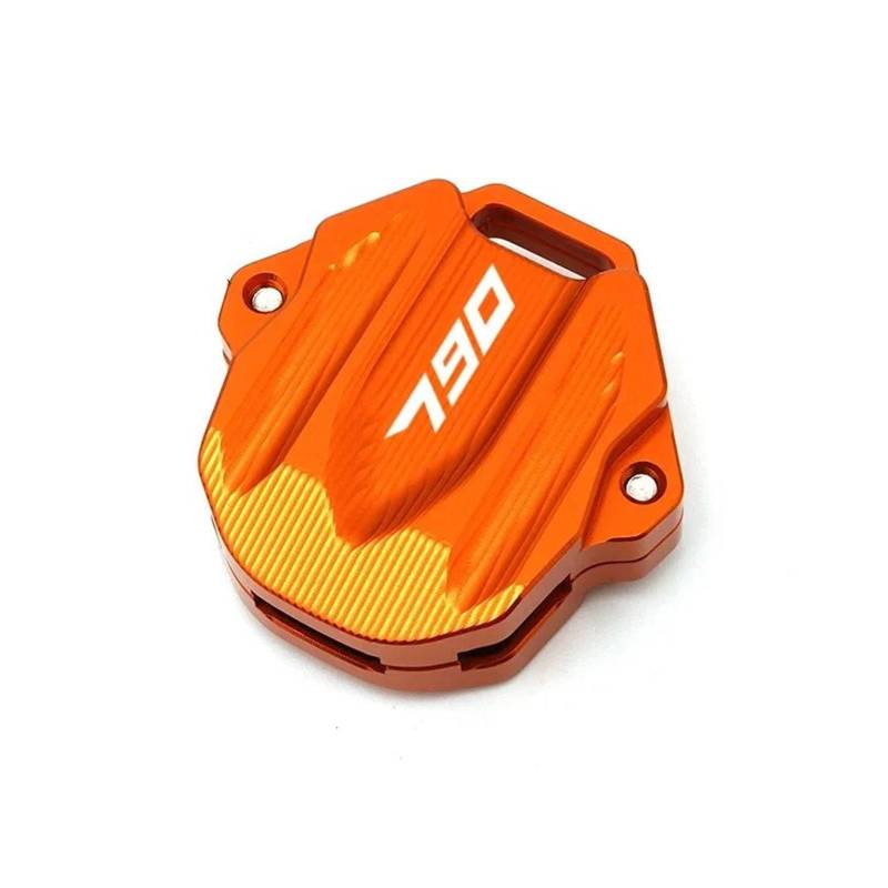 SchlüSselschutzhüLle Für 790ADV 790 ADV 790ADVENTURE 790 Adventure Motorrad Schlüssel Fall Abdeckung Shell Cap Schutz Schlüsselring(Orange) von AMASONY