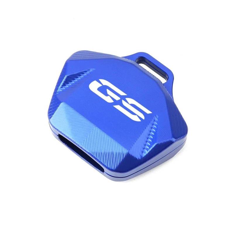 SchlüSselschutzhüLle Für BM&W R1200GS G310GS F700GS F750G F800GS F850GS Motorrad Schlüssel Fall Abdeckung Shell Cap Schutz Schlüsselring Keychain(Blue) von AMASONY