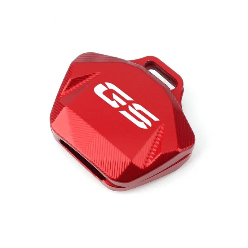 SchlüSselschutzhüLle Für BM&W R1200GS G310GS F700GS F750G F800GS F850GS Motorrad Schlüssel Fall Abdeckung Shell Cap Schutz Schlüsselring Keychain(Red) von AMASONY