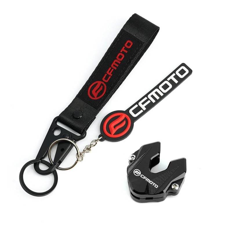 SchlüSselschutzhüLle Für Cfmoto 250SR 450SS 450SR 700Clx 700Mt 800Mt 250 450 Sr 700 800 Mt Schlüssel Fall Abdeckung Shell Keychain Zubehör(Black3) von AMASONY