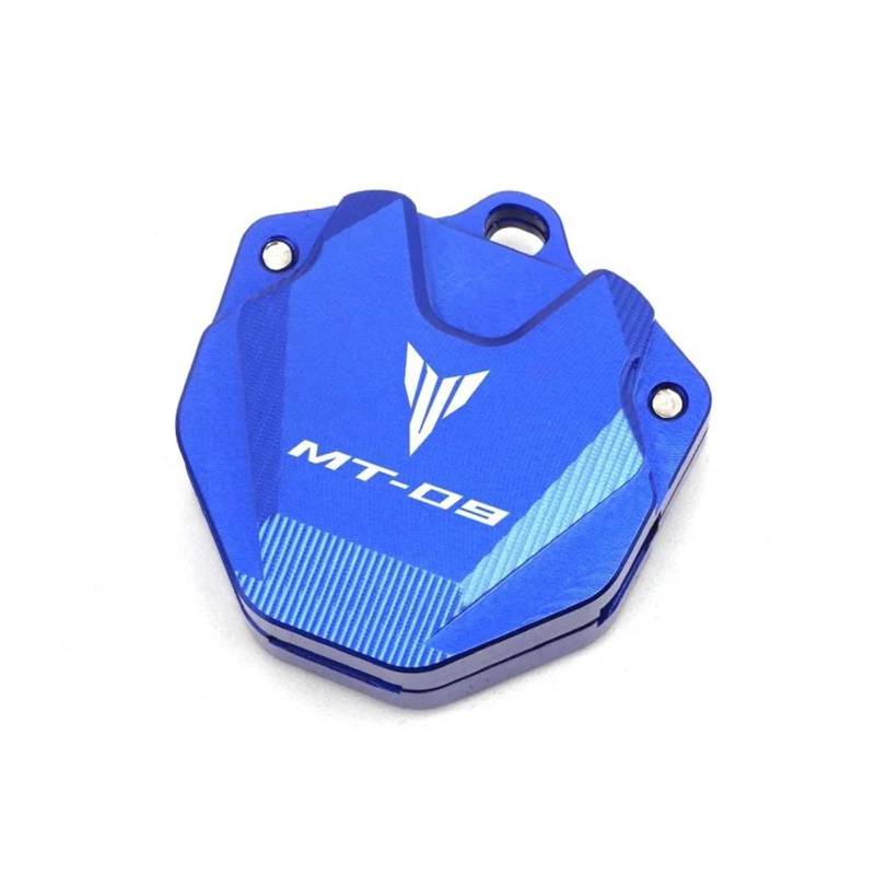 SchlüSselschutzhüLle Für YAM&AHA MT09 SP-09 MT-09 MT 09 Motorrad Schlüsseletui Abdeckung Shell Cap Schutz Schlüsselring Schlüsselanhänger Schlüsselanhänger(Blue) von AMASONY