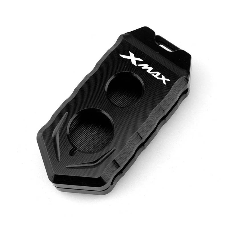 SchlüSselschutzhüLle Für YAM&AHA Xmax 300 125 250 400 2017-2020 Motorrad Schlüssel Abdeckung Shell Fall Xmax 250 Xmax 300 Xmax 125 Keychain Schlüsselring(Black) von AMASONY