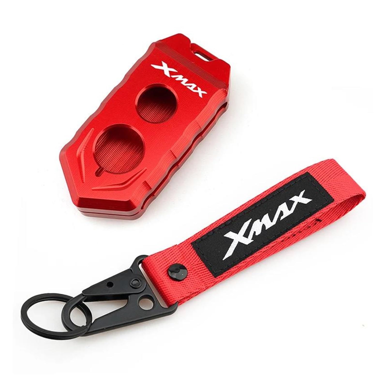 SchlüSselschutzhüLle Für YAM&AHA Xmax 300 125 250 400 2017-2020 Motorrad Schlüssel Abdeckung Shell Fall Xmax 250 Xmax 300 Xmax 125 Keychain Schlüsselring(Red2) von AMASONY