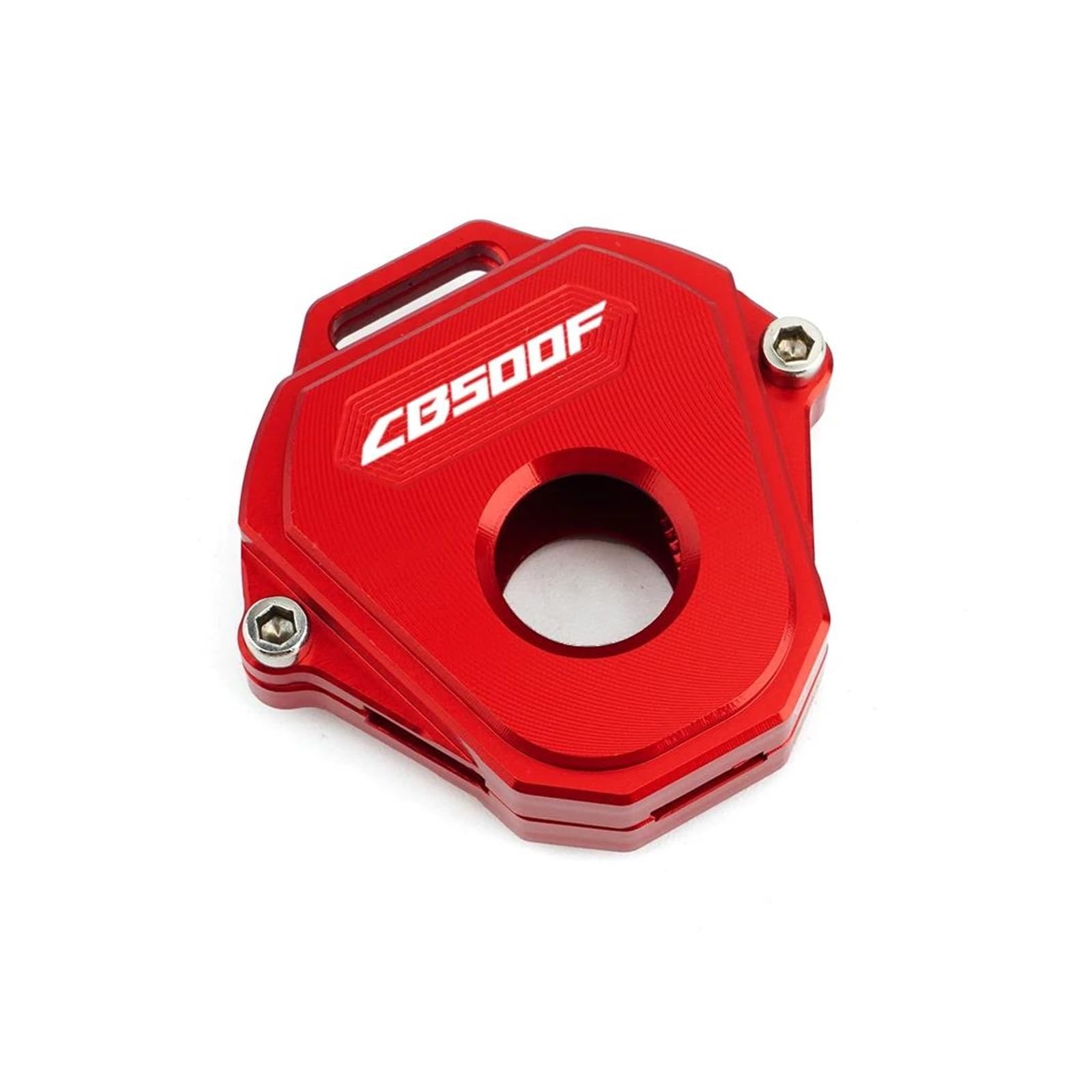 SchlüSselschutzhüLle Für ho&nda CB500X CB500F CB 500X 500F 500 X F Motorradzubehör Aluminium Schlüsselabdeckung Shell Fall Kappe Schutz(Red) von AMASONY