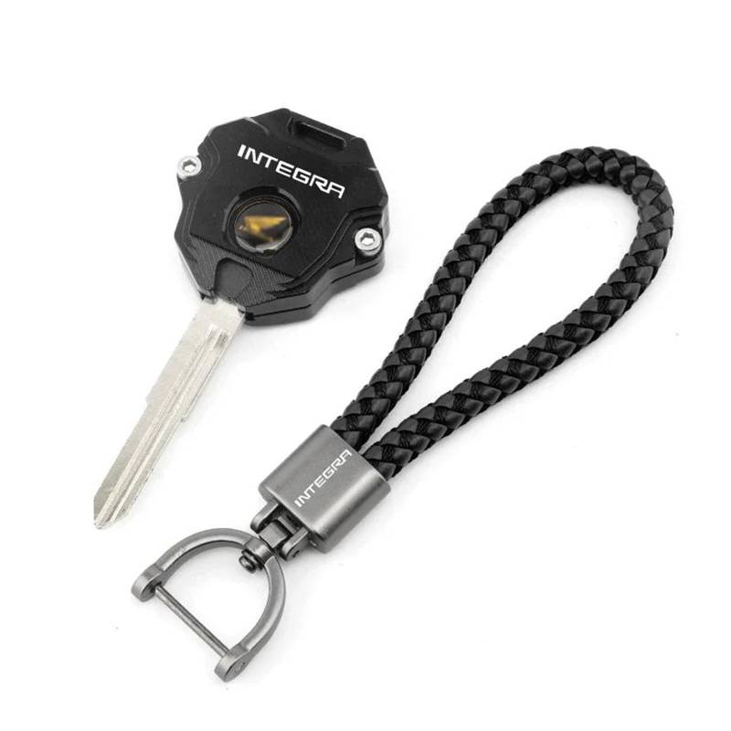 SchlüSselschutzhüLle Für ho&nda Integra 700 750 S 750D DCT NC750 NC750D Motorrad Schlüssel Abdeckung Fall Shell Schlüssel Schutz Keychain Schlüssel Fall(Black2) von AMASONY