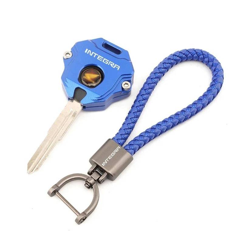 SchlüSselschutzhüLle Für ho&nda Integra 700 750 S 750D DCT NC750 NC750D Motorrad Schlüssel Abdeckung Fall Shell Schlüssel Schutz Keychain Schlüssel Fall(Blue2) von AMASONY