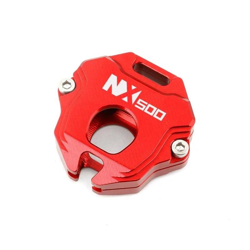 SchlüSselschutzhüLle Für ho&nda ho&nda NX500 NX 500 N X500 500X 2024 2025 Motorrad Stickerei Schlüsselring Schlüssel Kette Abdeckung Fall Shell(Red) von AMASONY