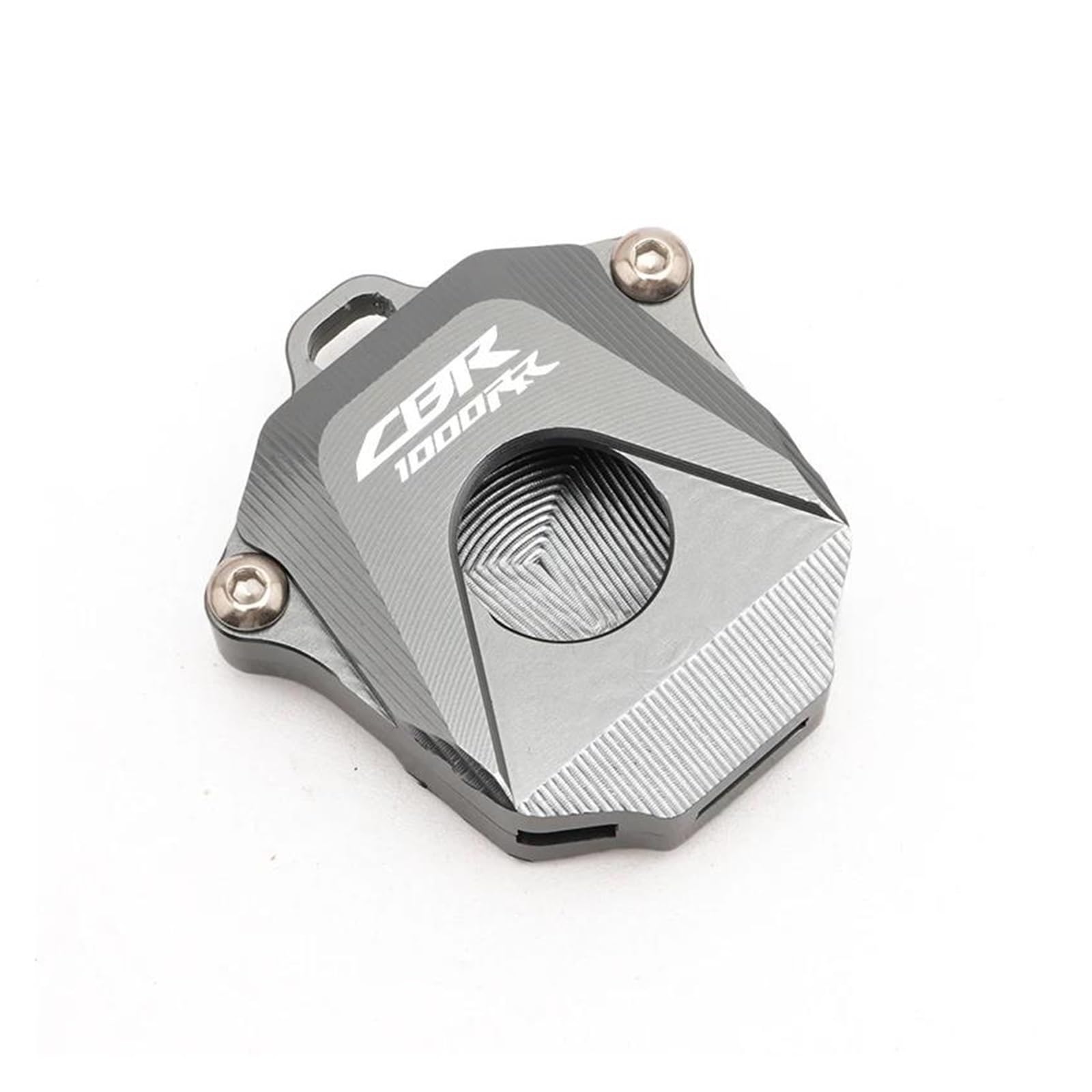 SchlüSselschutzhüLle Motorrad CNC Schlüssel Abdeckung Fall Shell Schlüssel Schutz Keychain Für ho&nda CBR1000RR CBR 1000 RR CBR-1000RR 2008-2021(Titanium) von AMASONY