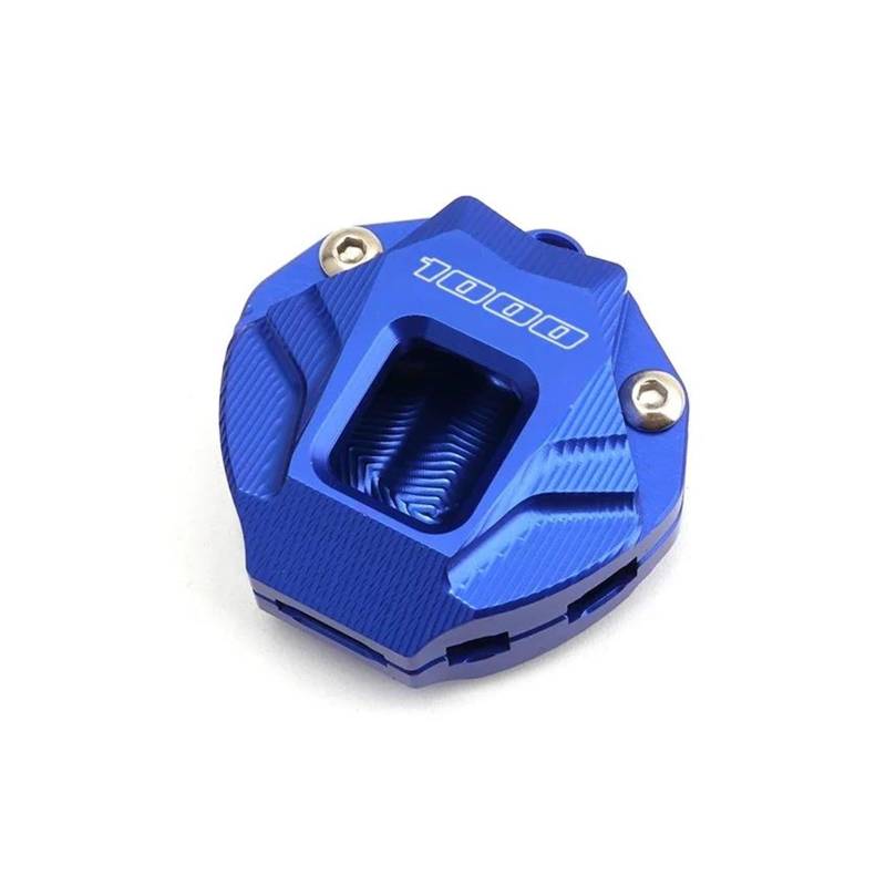 SchlüSselschutzhüLle Motorrad Schlüssel Abdeckung Fall Schlüssel Shell Schlüsselanhänger Schlüsselring Für Suzuki GSXS1000 GSX-S1000 GSX-S GSXS 1000(Blue) von AMASONY