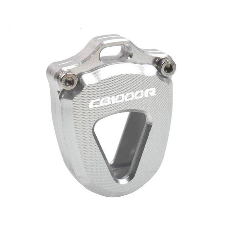 SchlüSselschutzhüLle Motorrad Zubehör CNC Schlüssel Fall Abdeckung Shell Keychain Für ho&nda CB1000R CB 1000R(Silver) von AMASONY