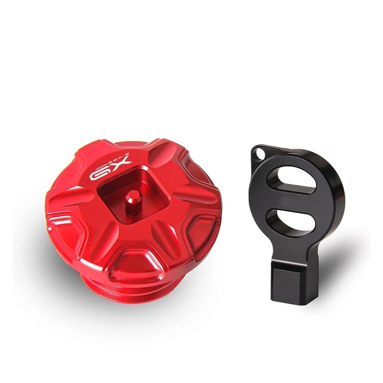 Schutzhülle Anti-Diebstahl-Öl-Einfülldeckel, Motoröl-Stecker-Abdeckung Für Suzuki GSX-S1000GX GSXS 1000 GX 1000 GX GSX S1000GX 2024(Red) von AMASONY