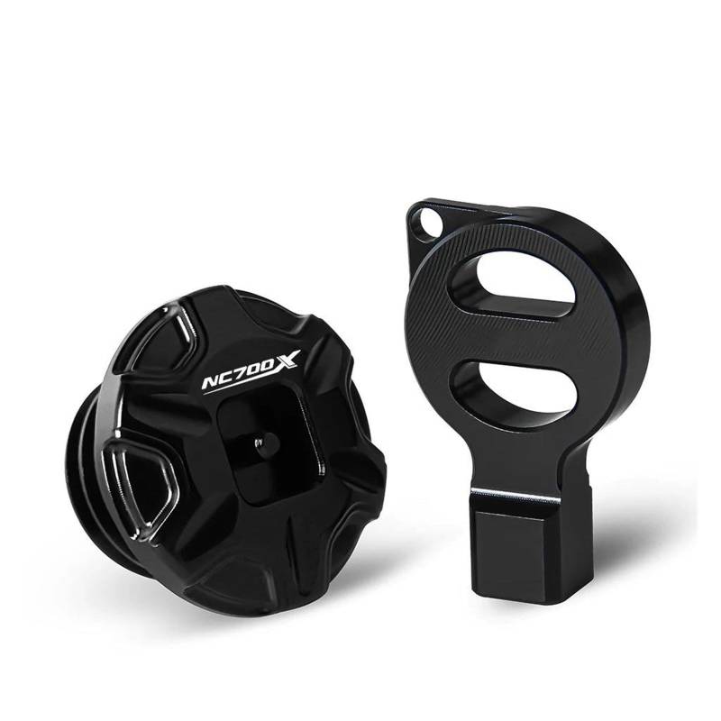 Schutzhülle Motorrad Anti Diebstahl Motoröl Füllstoff Kappe Für HO&NDA NC750X NC750X NC750X NC700X NC700 700X2017-2024 2023(Black) von AMASONY