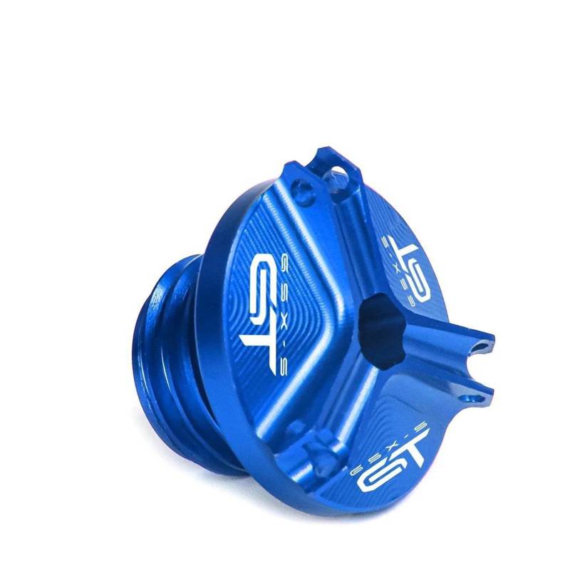 Schutzhülle Motorrad Öl Füllstoff Kappe FÜR Suzuki GSX-S GSXS 1000GT 1000 GT GSXS1000GT Motor Öl Tasse Stecker Abdeckung Schraube Abdeckung(Blue) von AMASONY