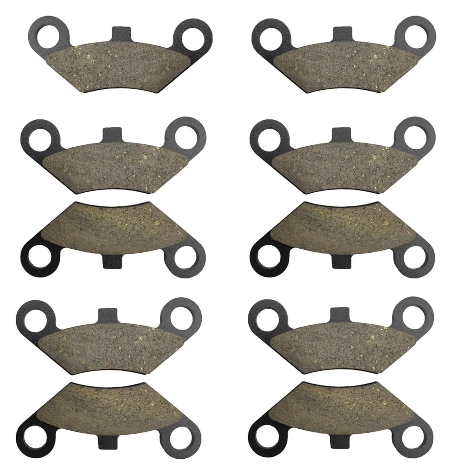 Dirt Bike Bremsbeläge Für C&FMOTO Für CF Moto CF500 500CC CF188 CF600 600CC CF196 X5 X6 X8 ATV UTV 10 Stück Motorrad Vorne Bremsbeläge Zubehör(5 Pcs) von AMBMREDPEV