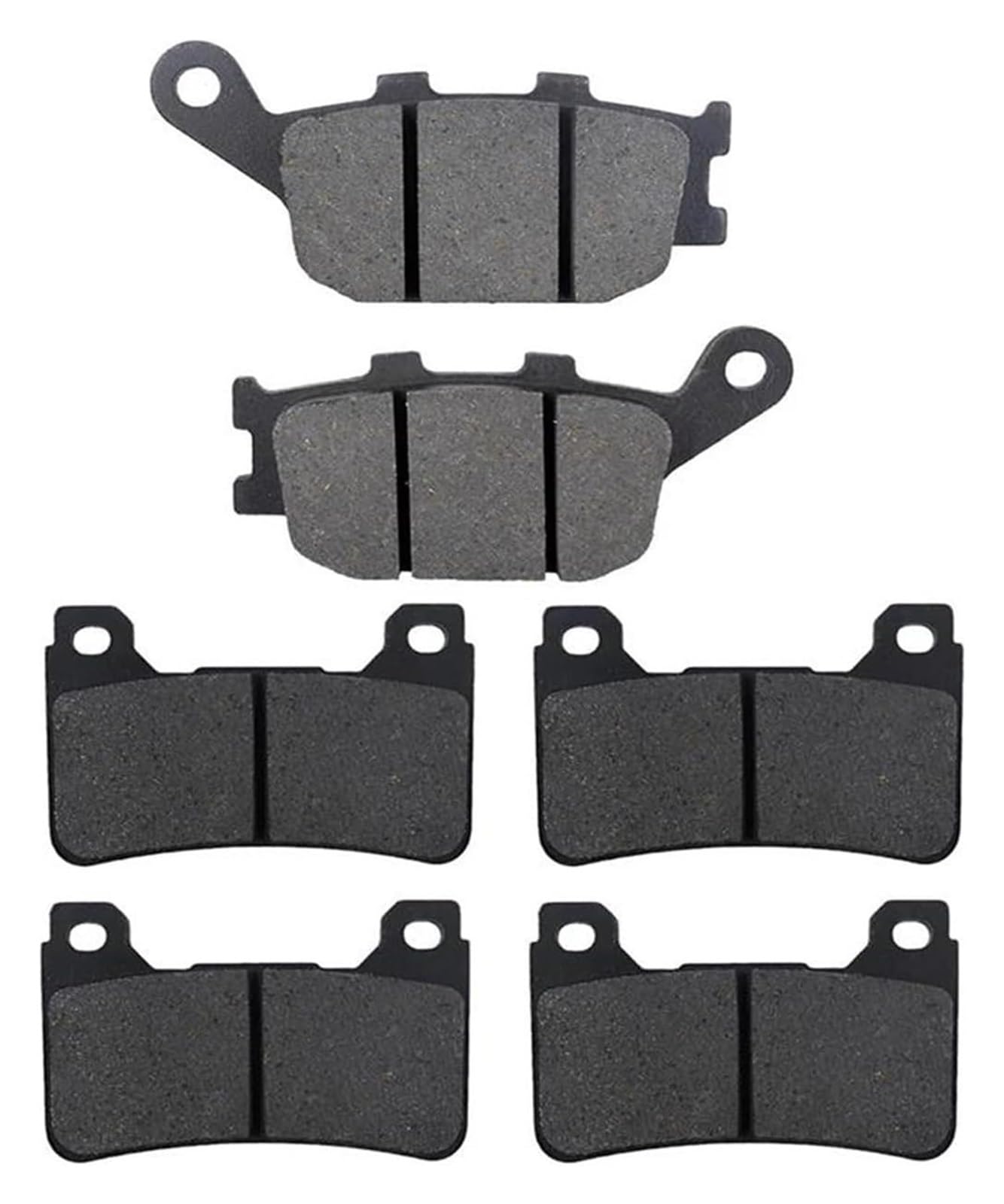 Dirt Bike Bremsbeläge Für CBR600RR CBR600 RR 2005 2006 CBR1000RR CBR1000 RR 2004 2005 Motorrad Teile Vorne Hinten Bremsbeläge Kit(Front Rear) von AMBMREDPEV