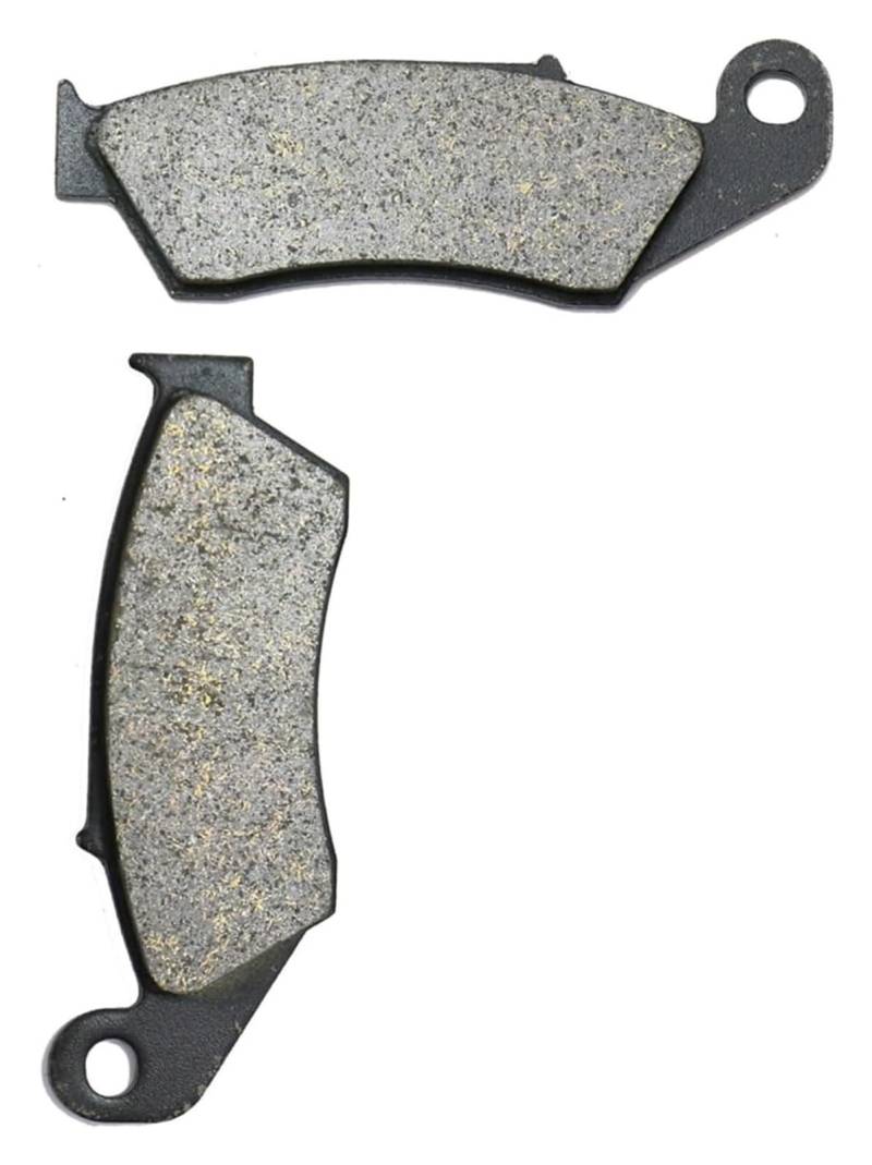 Dirt Bike Bremsbeläge Für CR125 Für CR250 Für CR500 Für Supermotard Mit 320 Mm 1995-2003 Bremsbelag Set Motorrad Bremsbeläge(Carbon Front Pads) von AMBMREDPEV