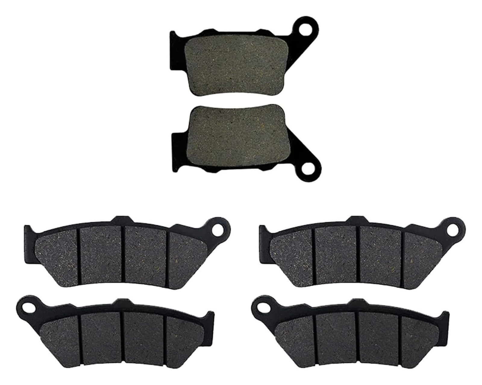 Dirt Bike Bremsbeläge Für F700GS 2011-2017 F800GS 2008-2017 Für 800 GS Für Abenteuer 2012-2017 Motorrad Vorne Hinten Bremsbeläge Kit(Front and Rear) von AMBMREDPEV