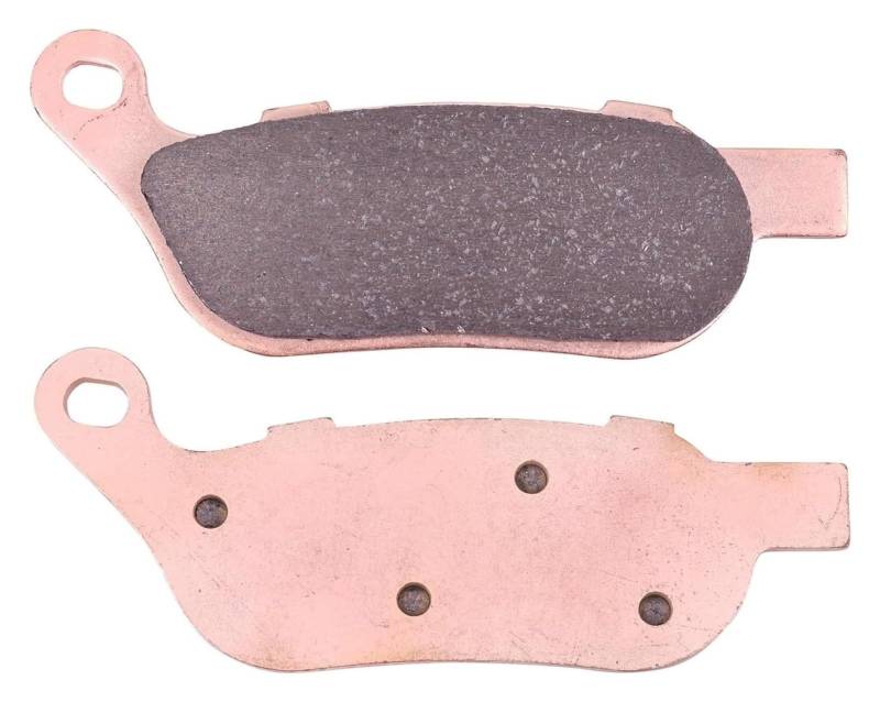 Dirt Bike Bremsbeläge Für FLSTC Für FLSTN Für FLS Für FLS Für FXS Für FXSB Für FXCWC 2008-2014 Vorne Hinten Bremsbeläge Disc Motorrad Teile Bremsbeläge(1pair Copper Rear) von AMBMREDPEV