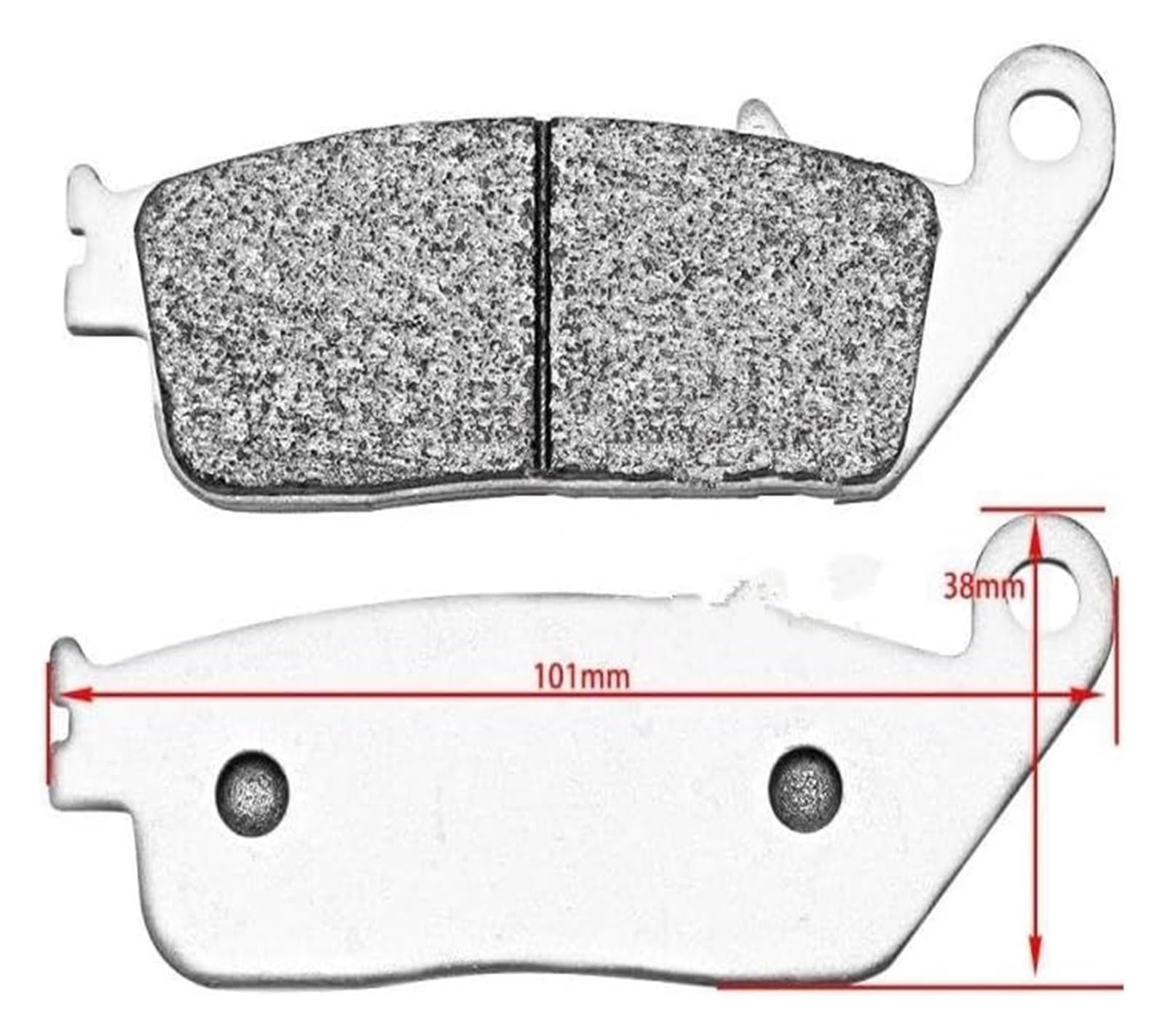 Dirt Bike Bremsbeläge Für Ka&wasaki Z650 ER650 2017-2019 Z750 ZR750 ABS 2007-2011 KLE650 Für V&ersys EX650 Für Ni&nja650 Motorrad Vorne Hinten Bremsbeläge(Front N Rear (3prs)) von AMBMREDPEV