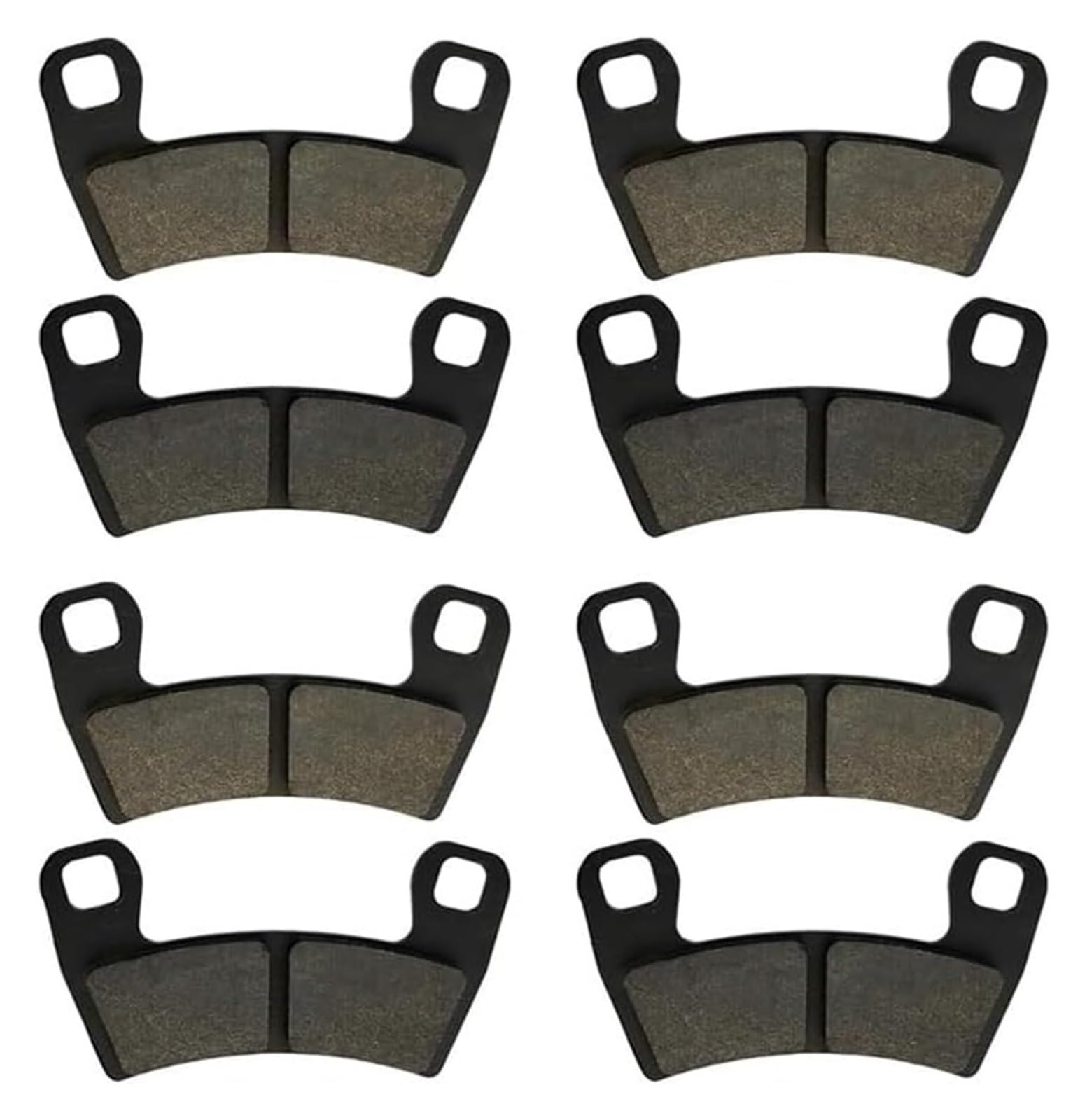 Dirt Bike Bremsbeläge Für POLARIS UTV Für RZR S 1000 EPS 2016 2017 Für RZR S 900 EPS 2015-2017 Motorrad Teile Vorne Hinten Bremsbeläge Kit(4 Pairs) von AMBMREDPEV