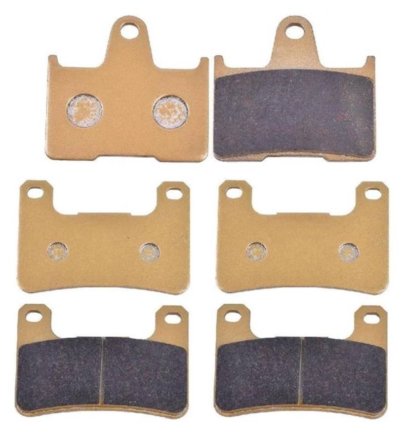 Dirt Bike Bremsbeläge Für Su&zuki GSXR600 GSXR750 04-05 GSXR1000 K4 K5 K6 2004 2005 2006 Motorrad Keramik Sinterbremsbeläge(1set Ceramic) von AMBMREDPEV