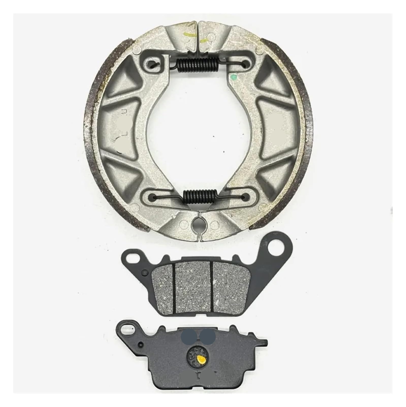 Dirt Bike Bremsbeläge Für Yam&aha QBIX 125 LTV125 BM91 /17-20 Für GRA&ND Für FIL&ANO 125cc 15-20 Motorrad Vorne Hinten Bremsbeläge Schuh Set(Front Rear Pads) von AMBMREDPEV