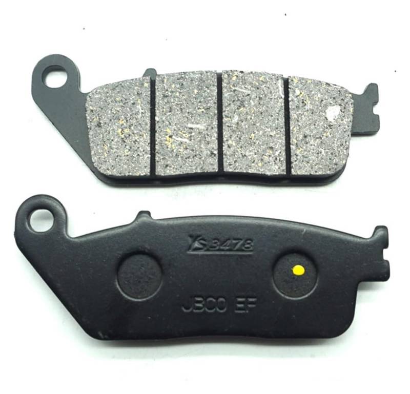 Dirt Bike Bremsbeläge Für Yam&aha YP250R X-MAX 250 / ABS 2010-2021 YP 250R YP250 R XMAX Motorrad Vorne Hinten Bremsbeläge(Front Brake Pads) von AMBMREDPEV