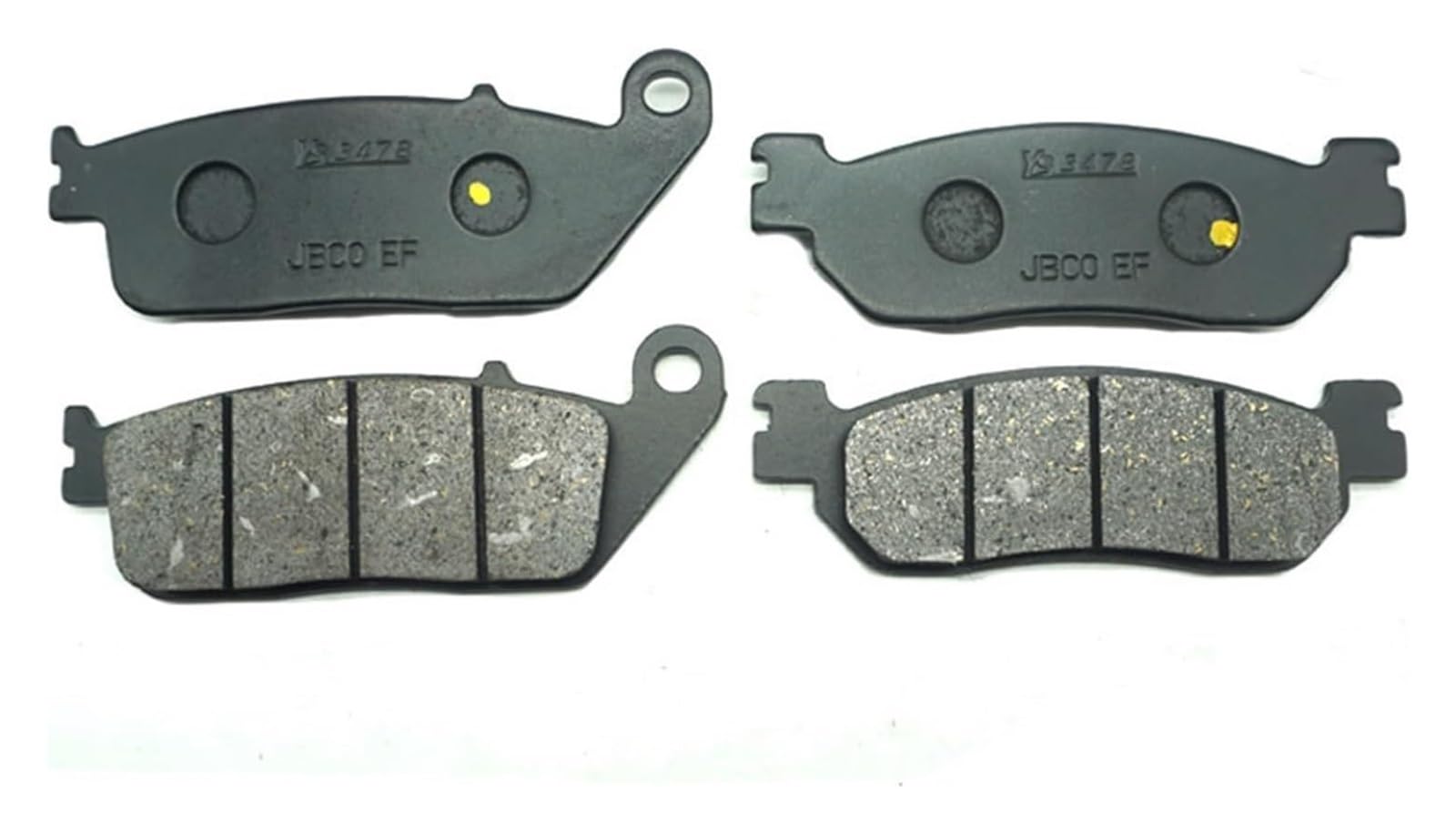 Dirt Bike Bremsbeläge Für Yam&aha YP250R X-MAX 250 / ABS 2010-2021 YP 250R YP250 R XMAX Motorrad Vorne Hinten Bremsbeläge(Front Rear Pads) von AMBMREDPEV