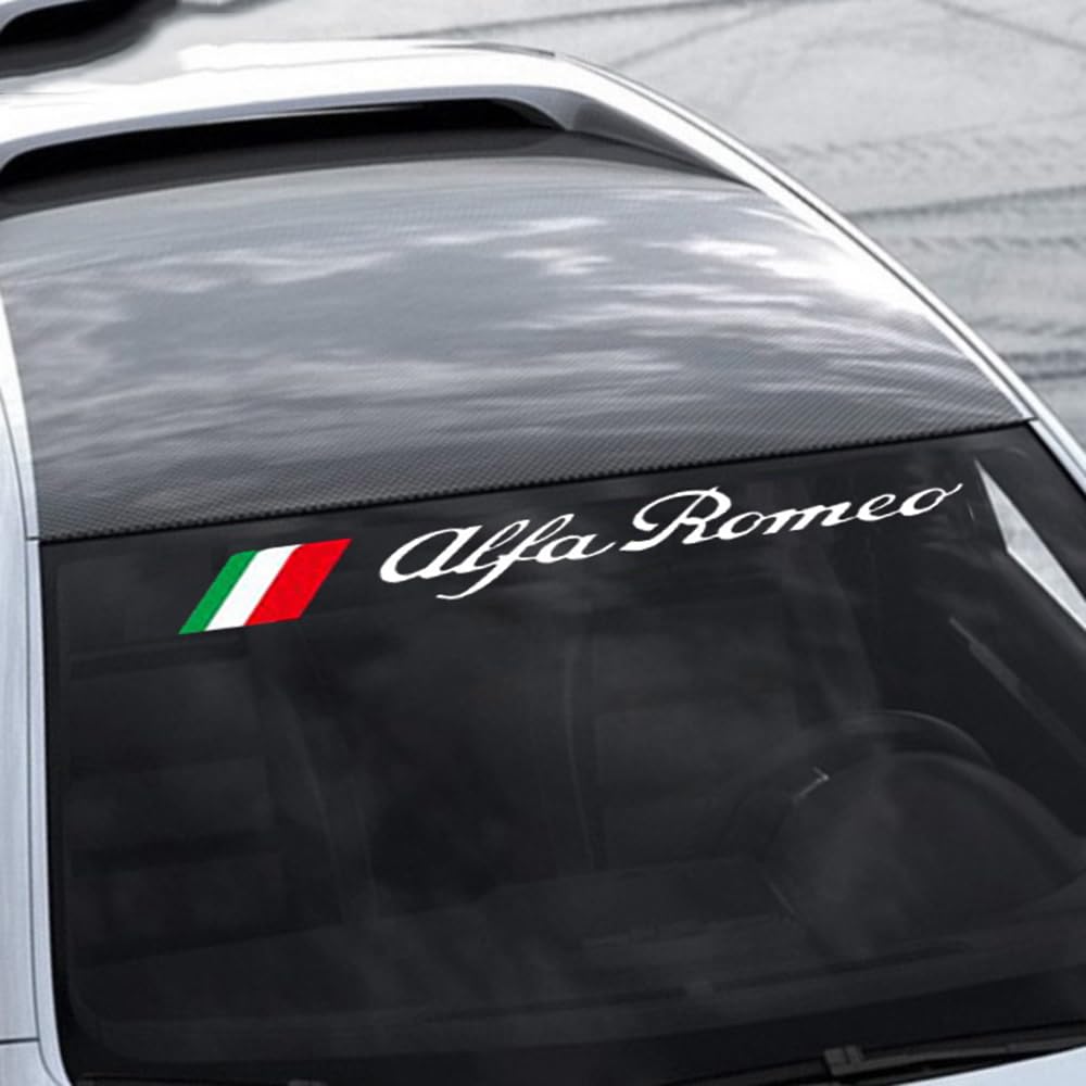 Auto-Emblem-Aufkleber, für Alfa Romeo 159 147 Giulietta 4C MITO 156 Körper-Emblem-Abzeichen-Aufkleber, Fahrzeug-Auto-Tuning-Emblem,Dekorationsaufkleber von AMENAS