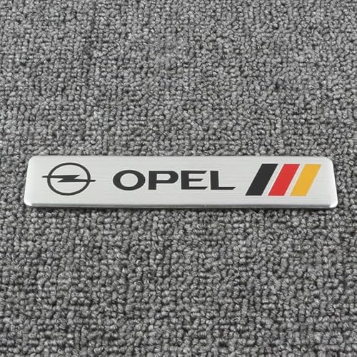 Auto Emblem für Opel Vectra Antara H G J Insignia Mokka Zafira Corsa k, Badge Aufkleber Metall Auto Externe Dekoration Zubehör Front Motorhaube Kofferraum Abzeichen,B von AMENAS