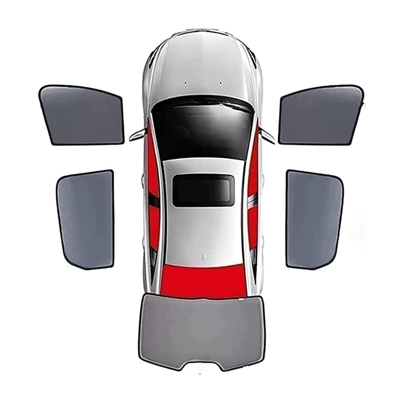 Sonnenschutz für Seitenscheiben Auto für Hyundai Tucson 2015-2020 - Sonnenblende für Autofenster - Auto Fenster Hinten Verdunkeln Vorhang - Reduziert Wärme und UV-Schutz,5pcs-Wholecar von AMGASMG