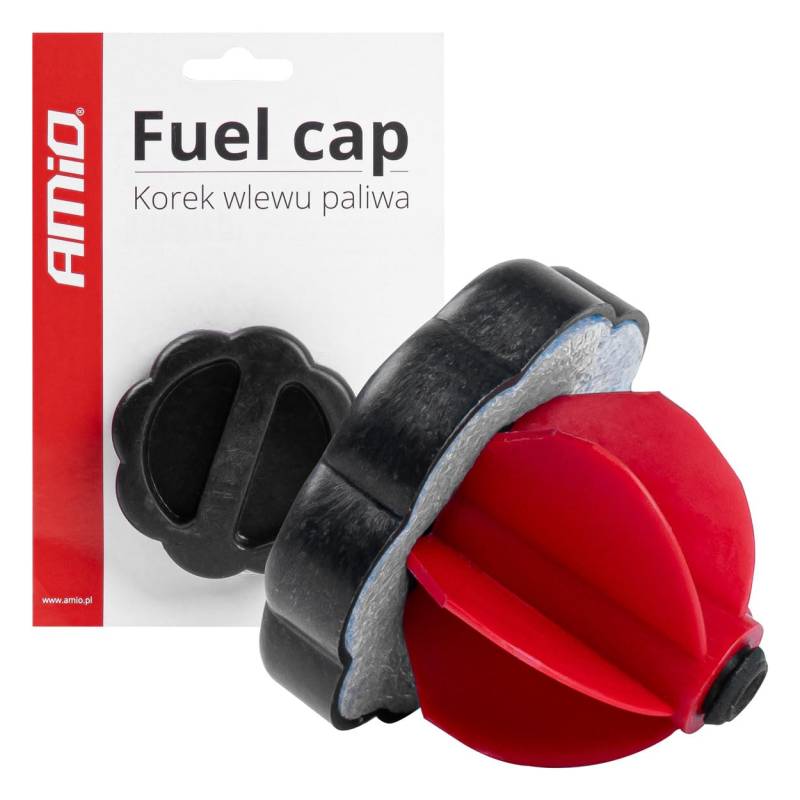 AMIO Universal Emergency Cap Reserve Fuel Cap Gas DOP-Kraftstoffkappe Rot-Zwitur von AMIO