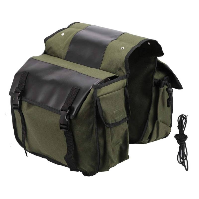 AMONIDA Bolsa para Bicicleta, Mountain Bike, Bolsa Lateral para Asiento Trasero, Gran Capacidad 40 litros para Deportes al Aire Libre Hombres y Mujeres montañismo a(Armygreen, One Size) von AMONIDA