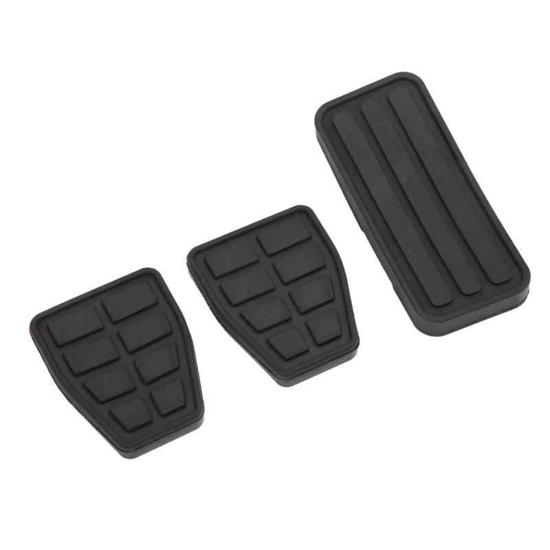 AMONIDA Auto-Pedal-Pad-Kit, 3 Stück Auto-Gummi-Pedal Polster und Bremspedal Polster Ersatz für T4 Transporter 1990 Bis 2003 Auto Pedale von AMONIDA