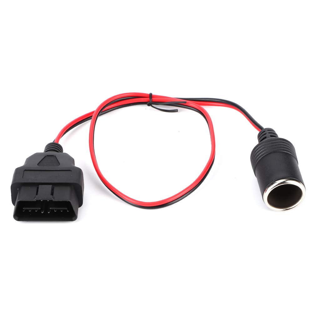 Zigaretten Anzünder Steckdose Netzteil Stecker 1 Bis 2 Nehmen Sie die Linie OBD2 Ausrüstung Universal ABS OBD2 Auto Zigaretten Anzünder Buchse für Alle 16 Pin Sockel OBD2 Diagnose von AMONIDA