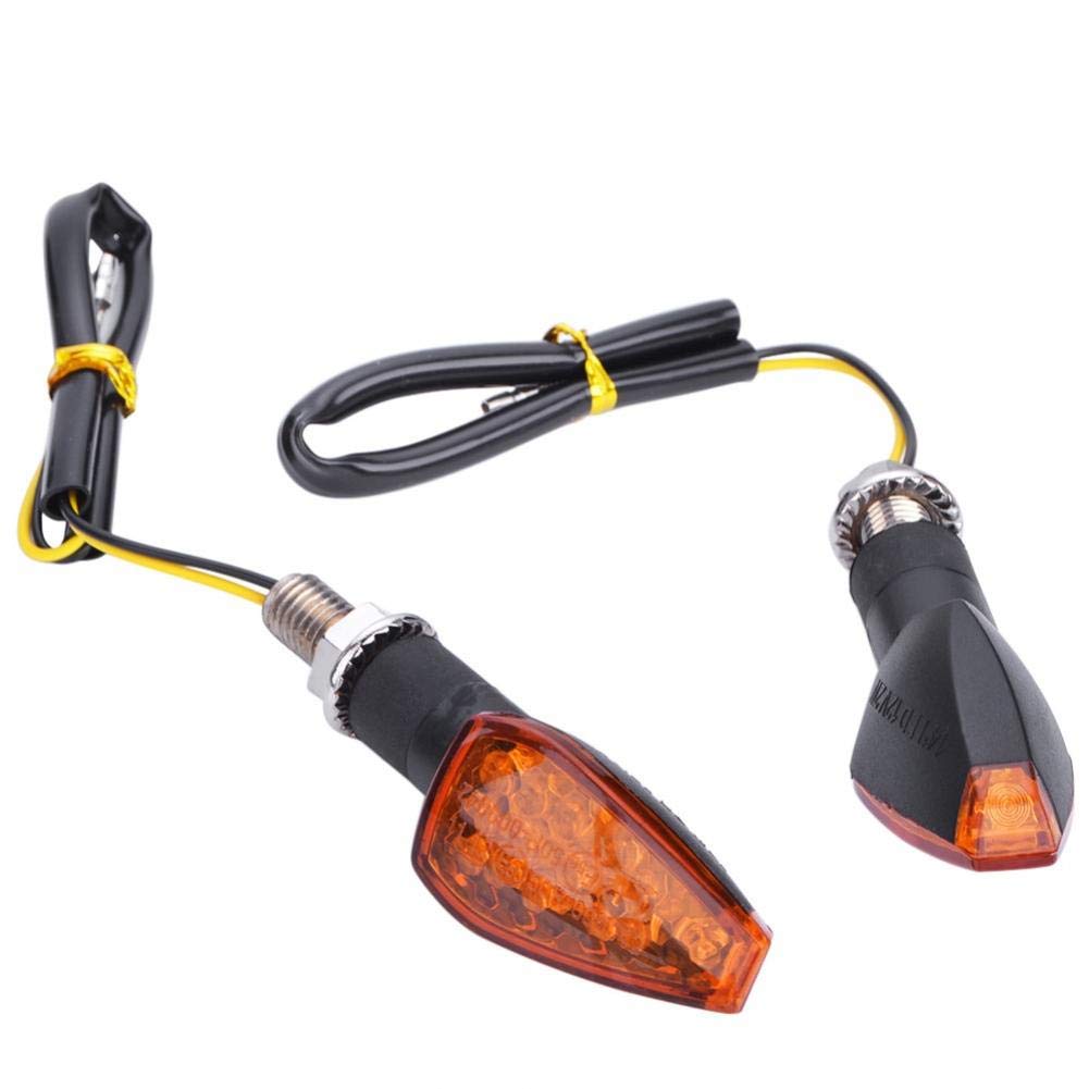 AMOYER 2PCS Universal-12V Flashing Blinker Motorrad LED-Leuchten hinten Blinker-Anzeige Rücklicht von AMOYER