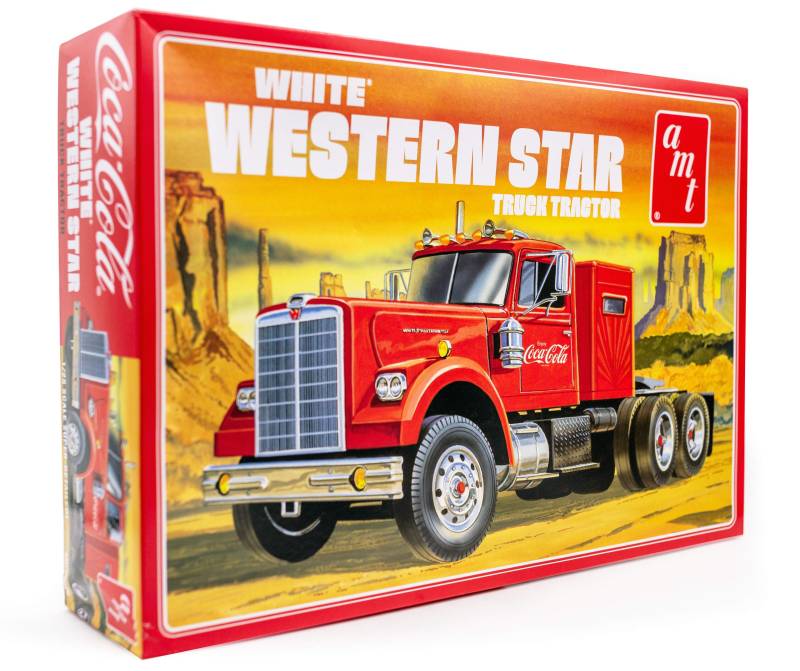 AMT AMT1160 1:25 White Western Star Semi Traktor (Coca Cola) von AMT