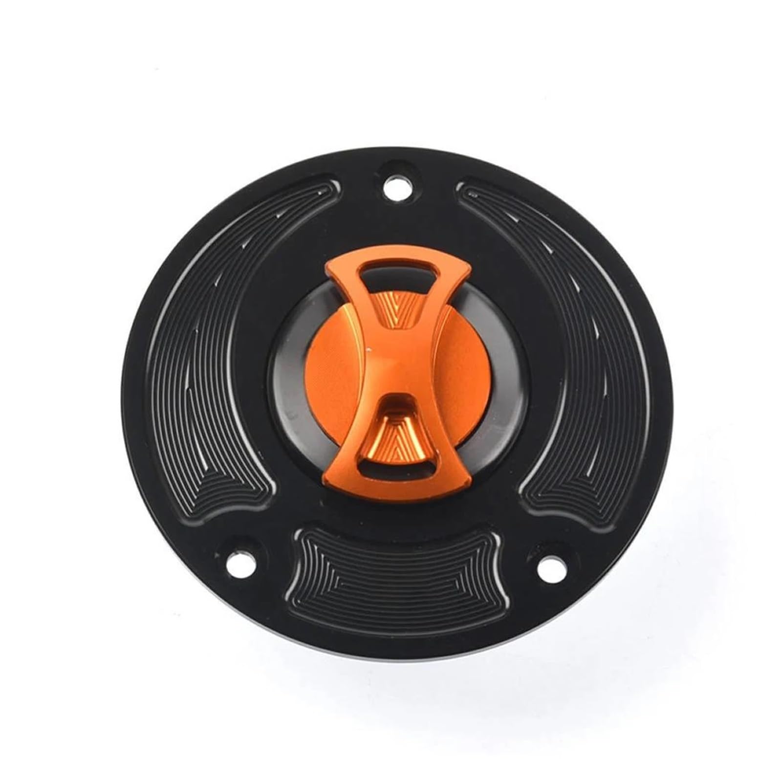 AMYALIN Kraftstoffeinfülldeckel Tankdeckel Für Suzuki GSXR600 GSXR750 GSXR1000 GSXR1300 / SV650 SV650S / SV1000 SV1000S Motorrad-Tankdeckel(Orange) von AMYALIN