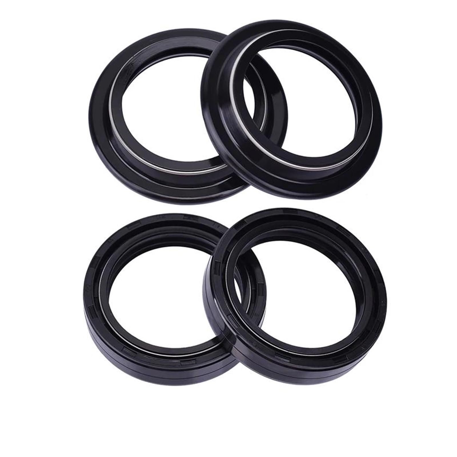 AMYALIN Öldichtung Staubdichtung Für Suzuki Für Katana GSX750F GSXR750 GS1100F Motorrad-Vorderradgabel-Dämpfer-Öldichtung Und Staubdichte Dichtung(Oil Seal and dust Seal) von AMYALIN